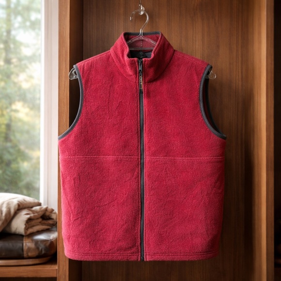 L.L. Bean Men’s Red Vest